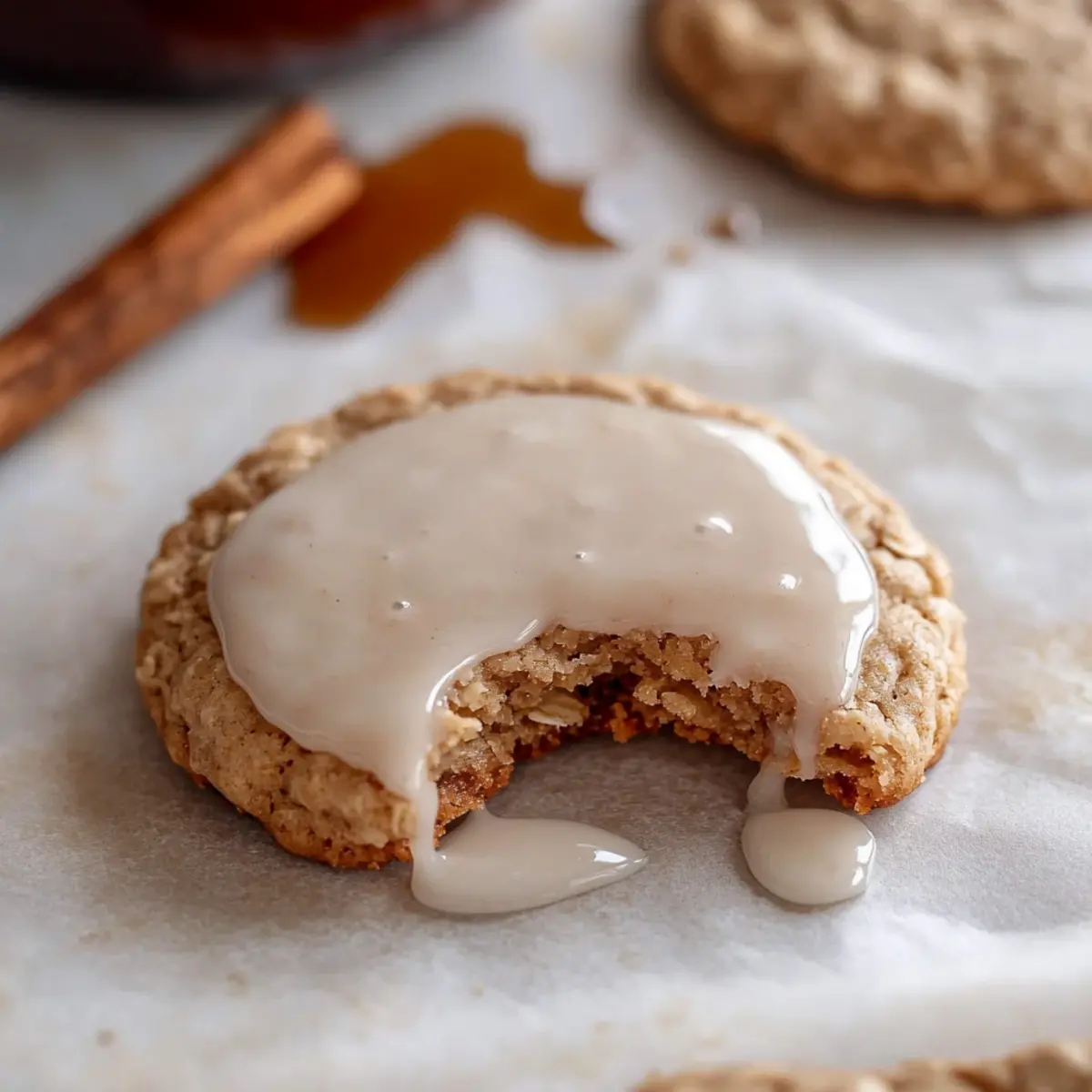 Maple Glazed Oatmeal Cookies Recipe