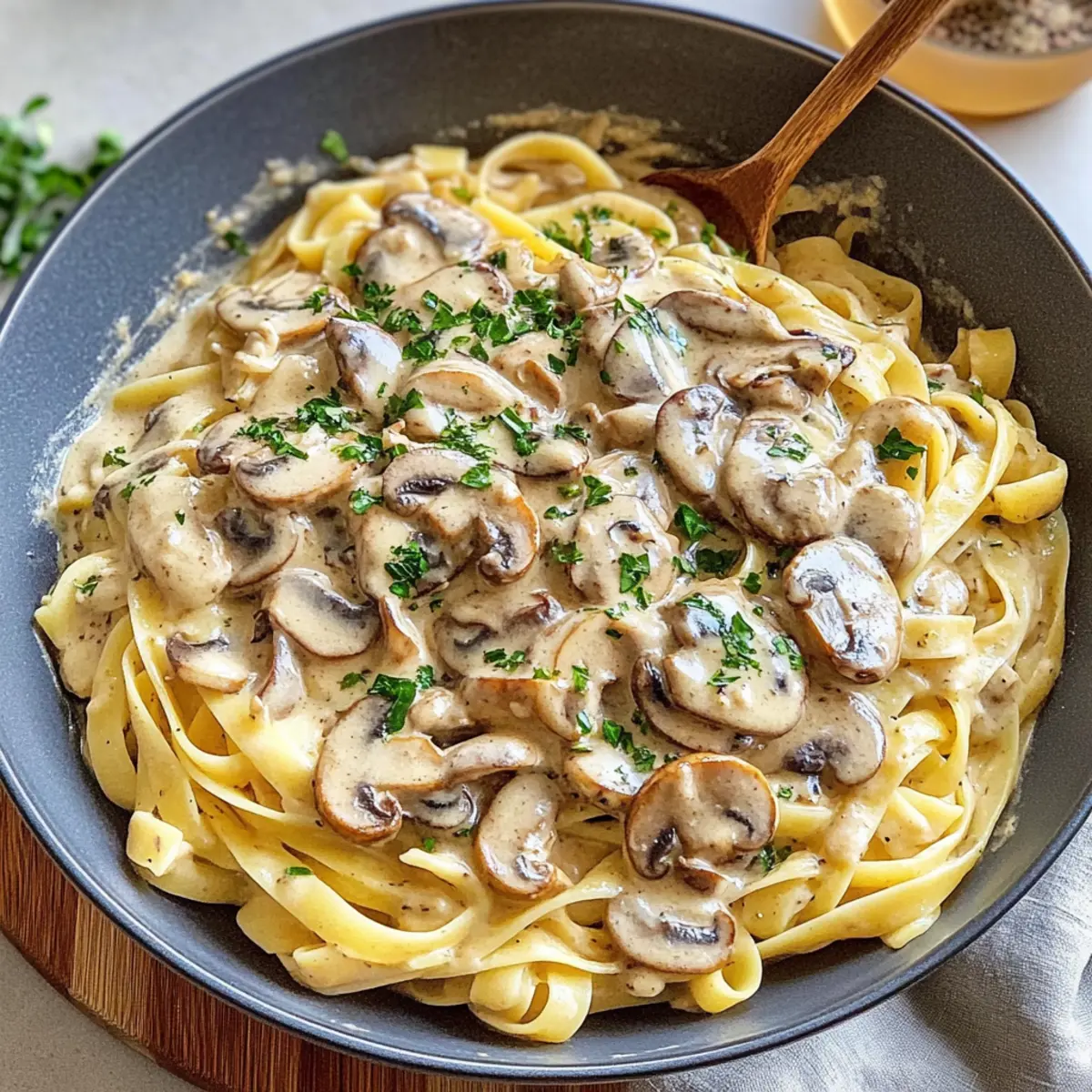 Creamy Mushroom Pasta