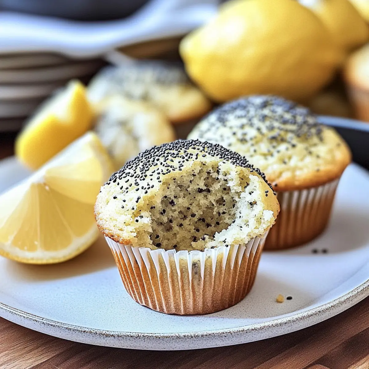 Lemon Poppy Seed Muffins