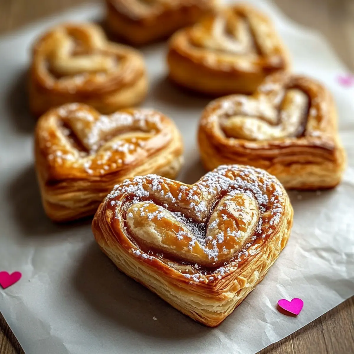 Valentine’s Day Puff Pastry Hearts
