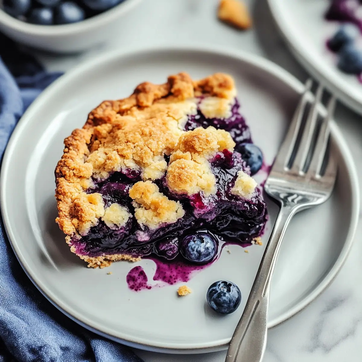 Easy Blueberry Cobbler