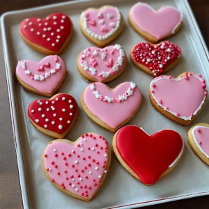 Valentine's Day Heart Cookies