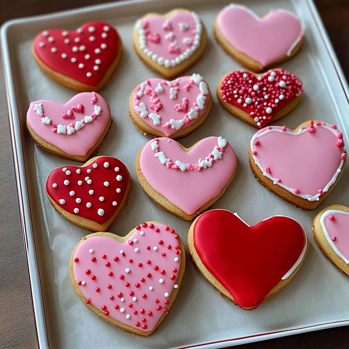 Valentine's Day Heart Cookies