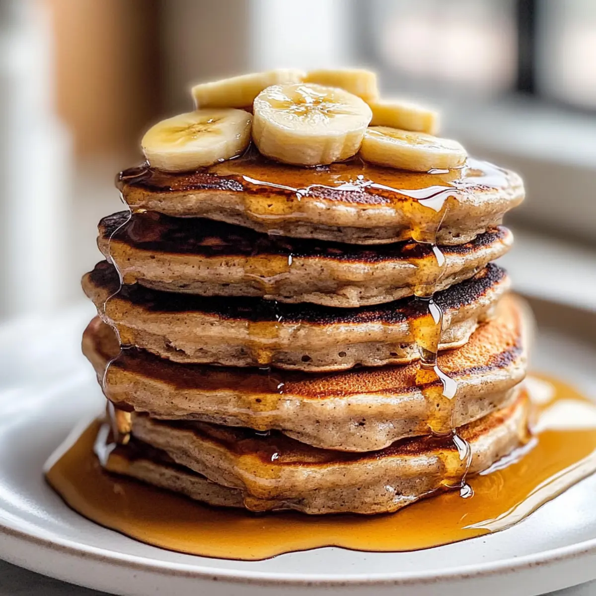 Banana Oat Pancakes