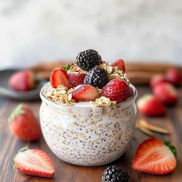 Strawberry Overnight Oats