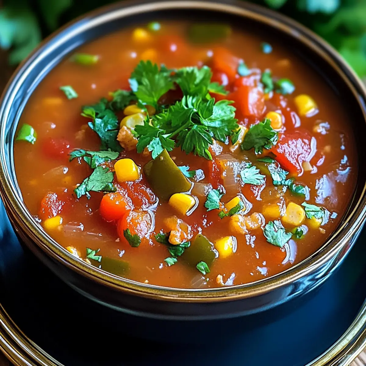 Vegan Stuffed Pepper Soup