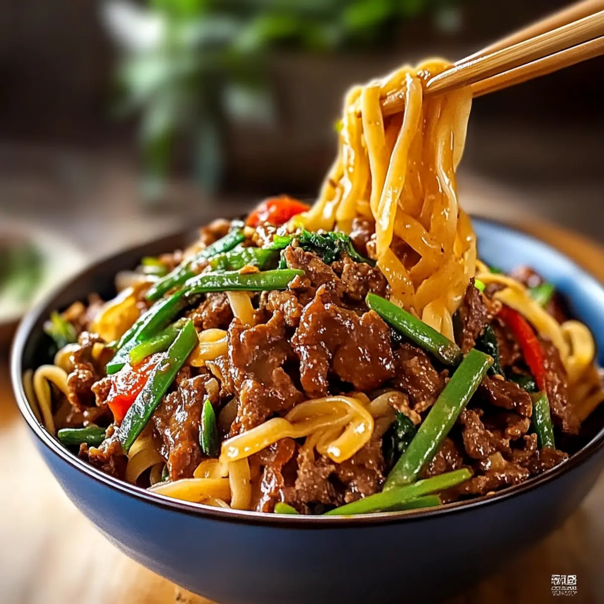 Firecracker Beef and Noodles