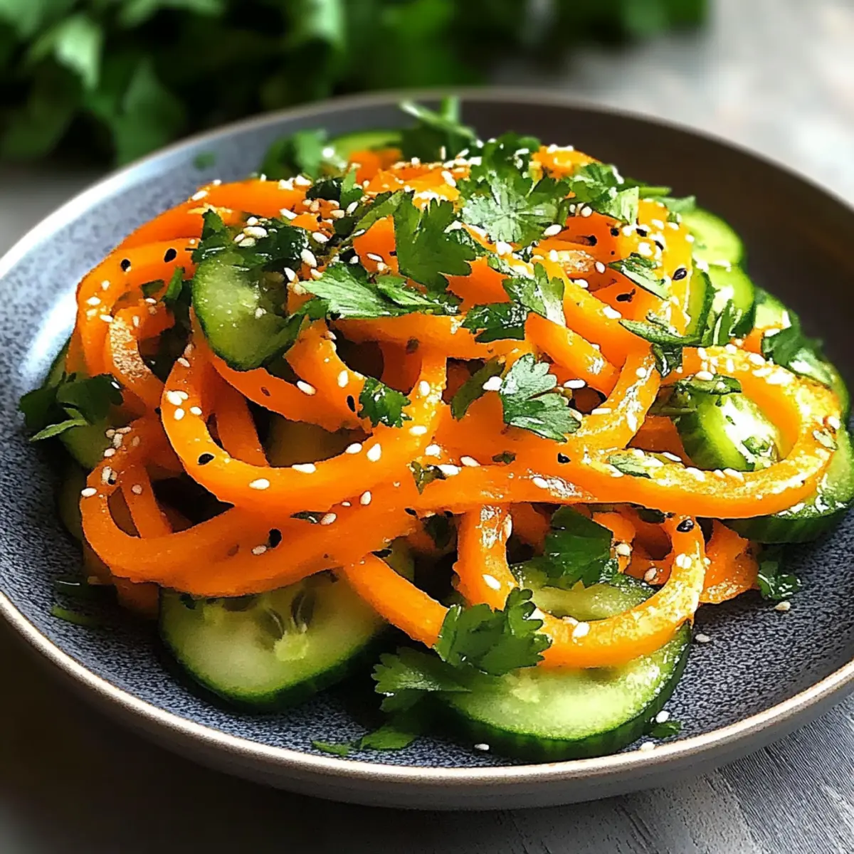 Cucumber Carrot Salad Mastered