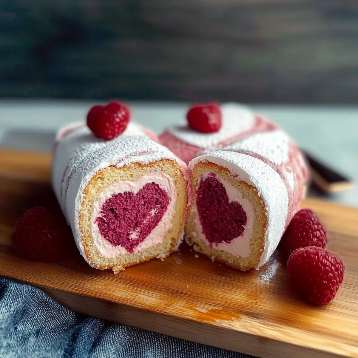 Heart-Shaped Swiss Roll for Valentine's Day