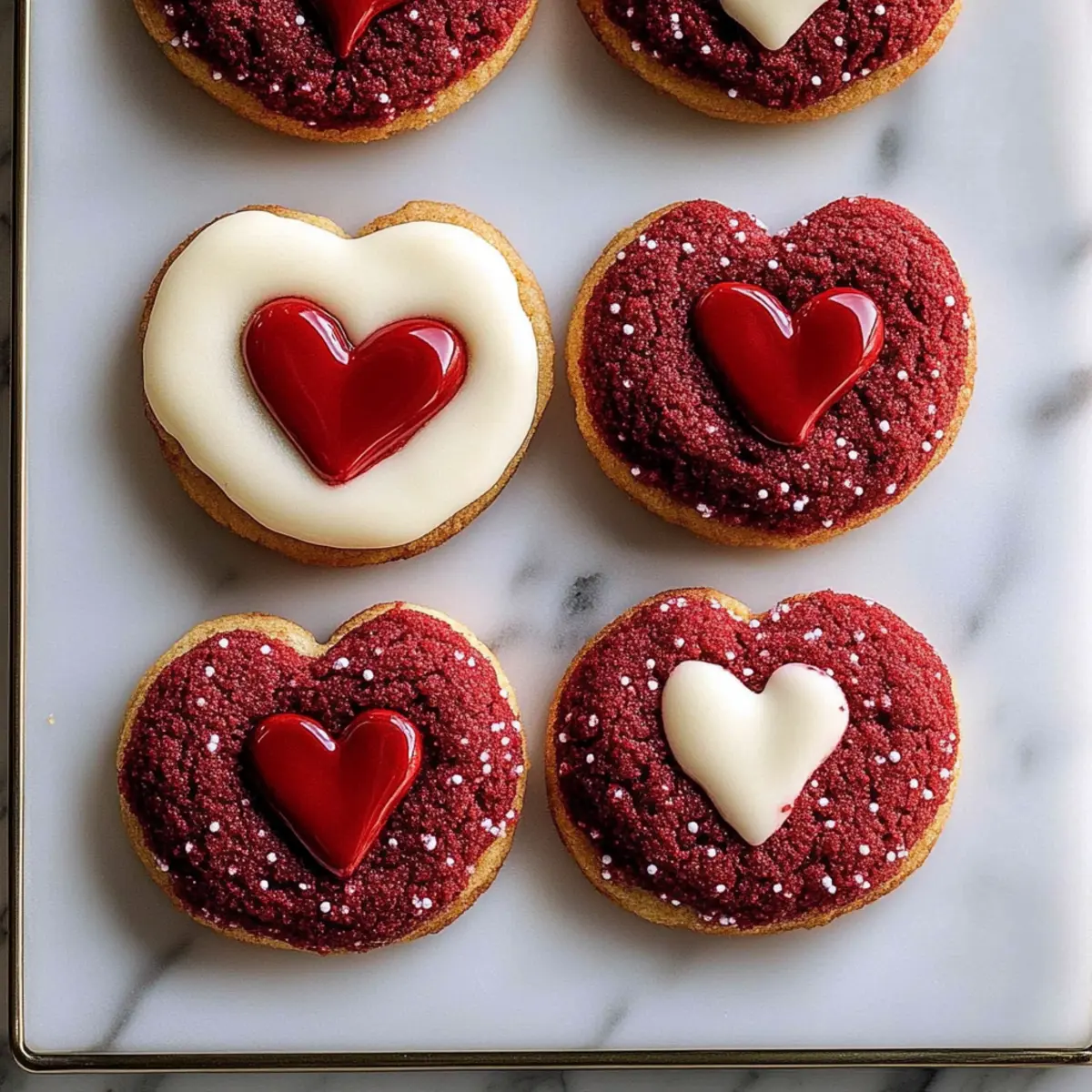 Red Velvet Sugar Cookies Valentine’s Day Dessert