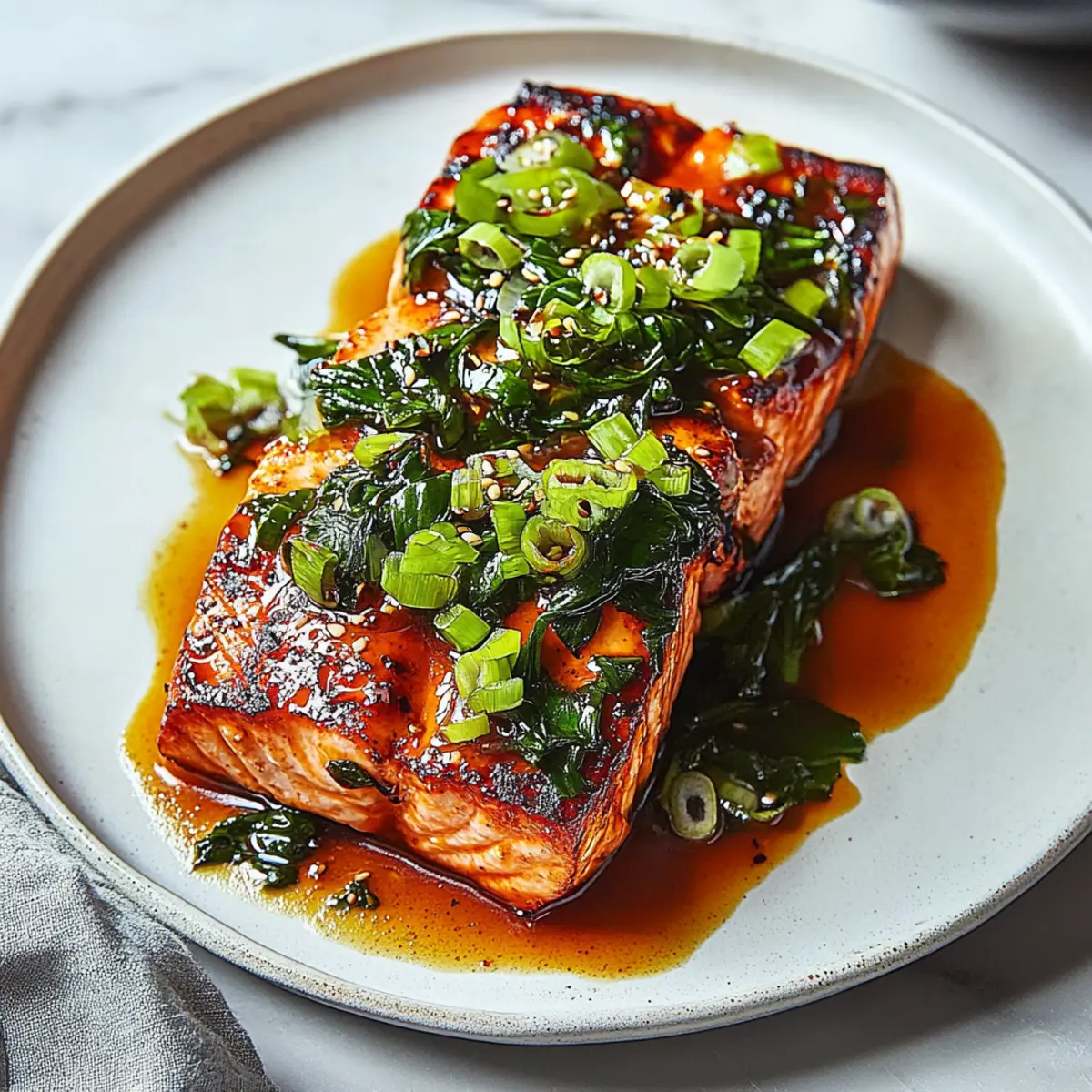 Korean Gochujang Salmon