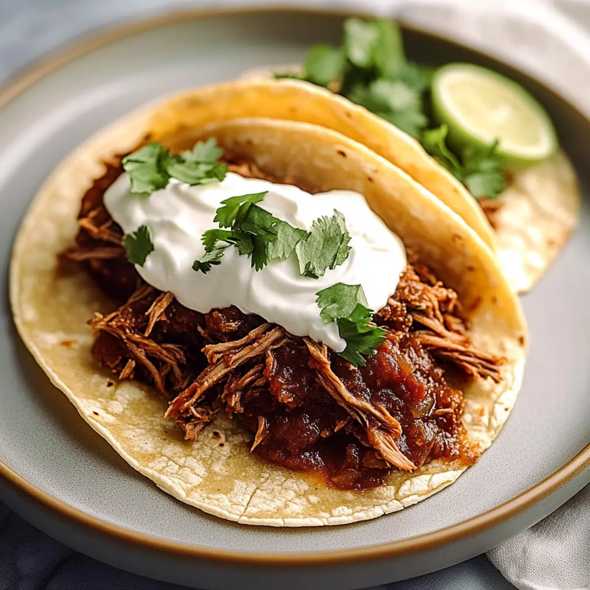 Slow Cooker Salsa Beef Tacos Recipe