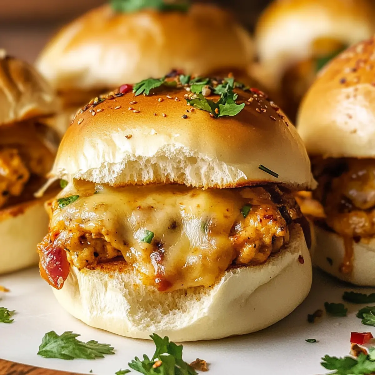 Curried Chicken Slider Sandwiches