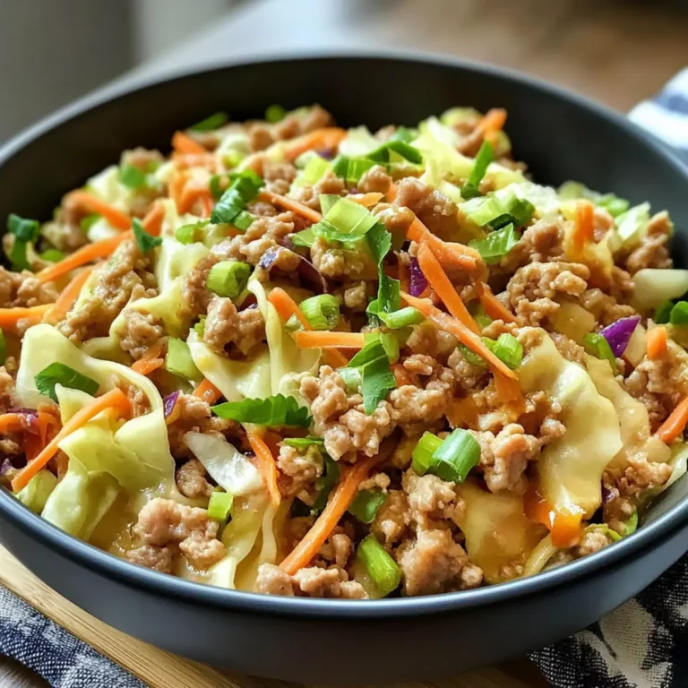 Low-Carb Easy to Make Egg Roll in a Bowl
