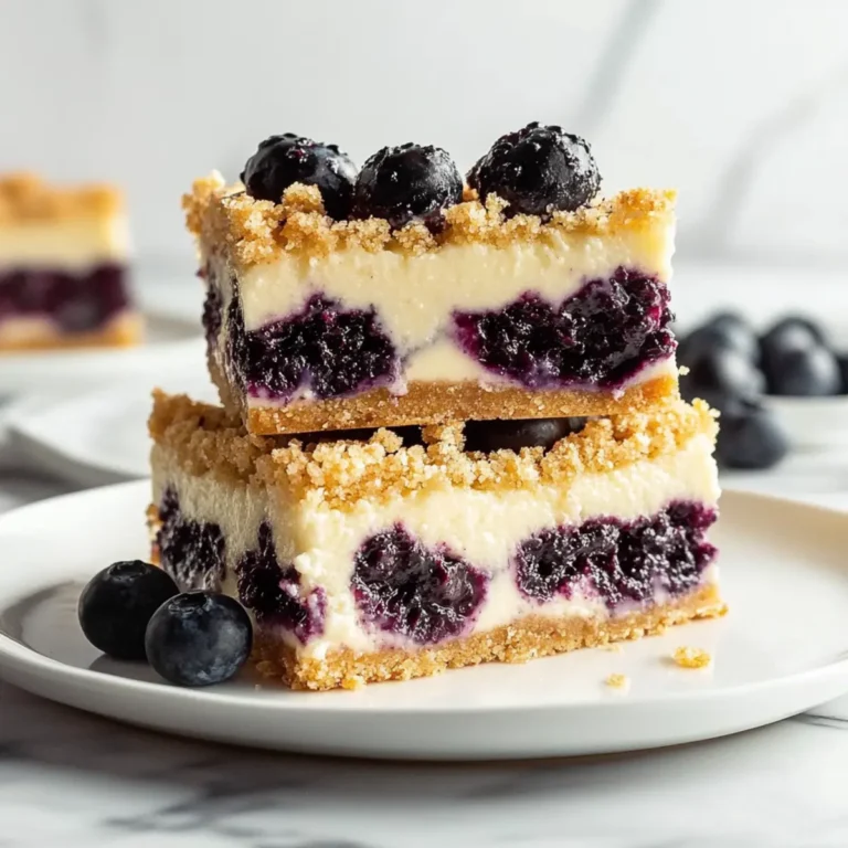 Lemon Blueberry Cheesecake Bars