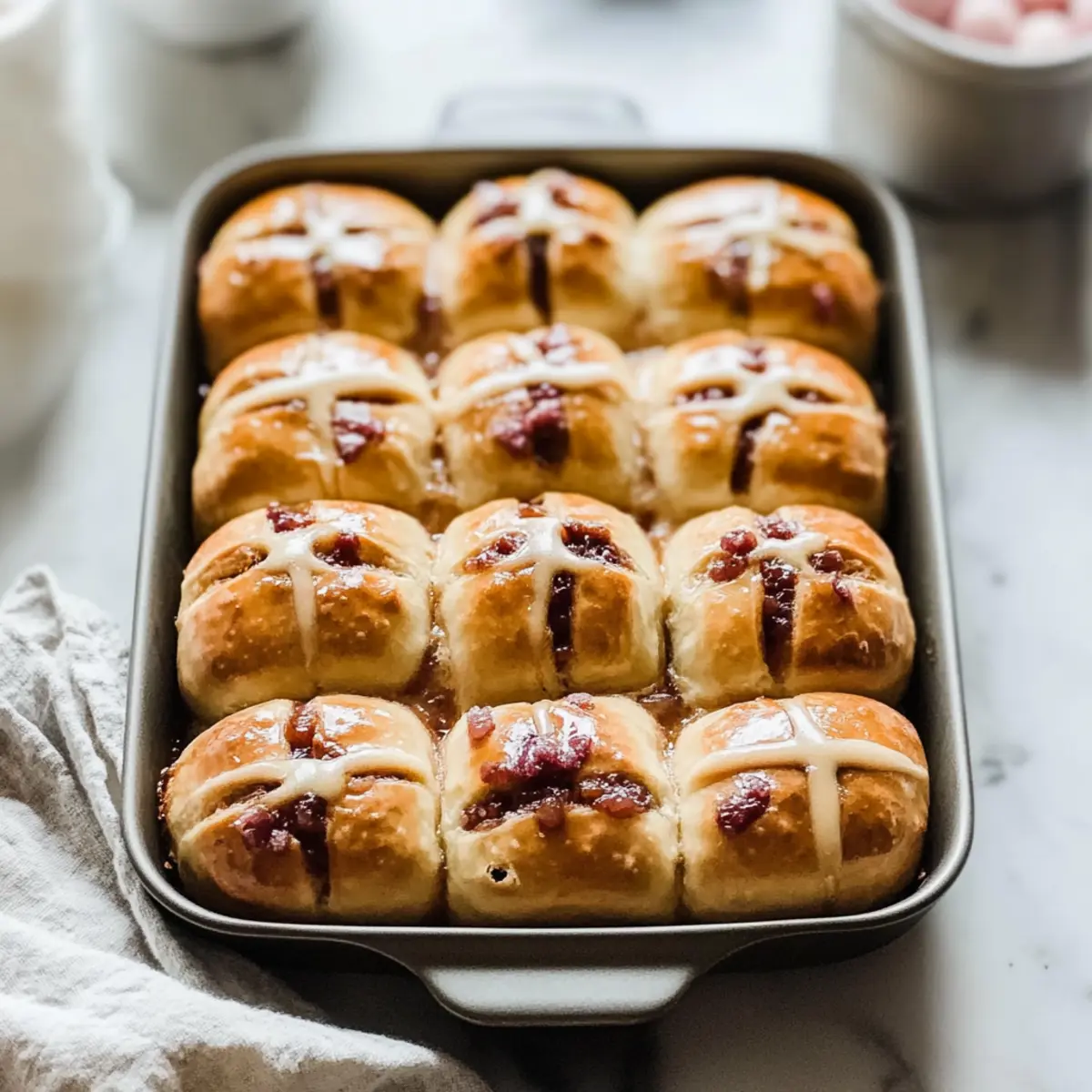 Hot Cross Bun Breakfast Bake