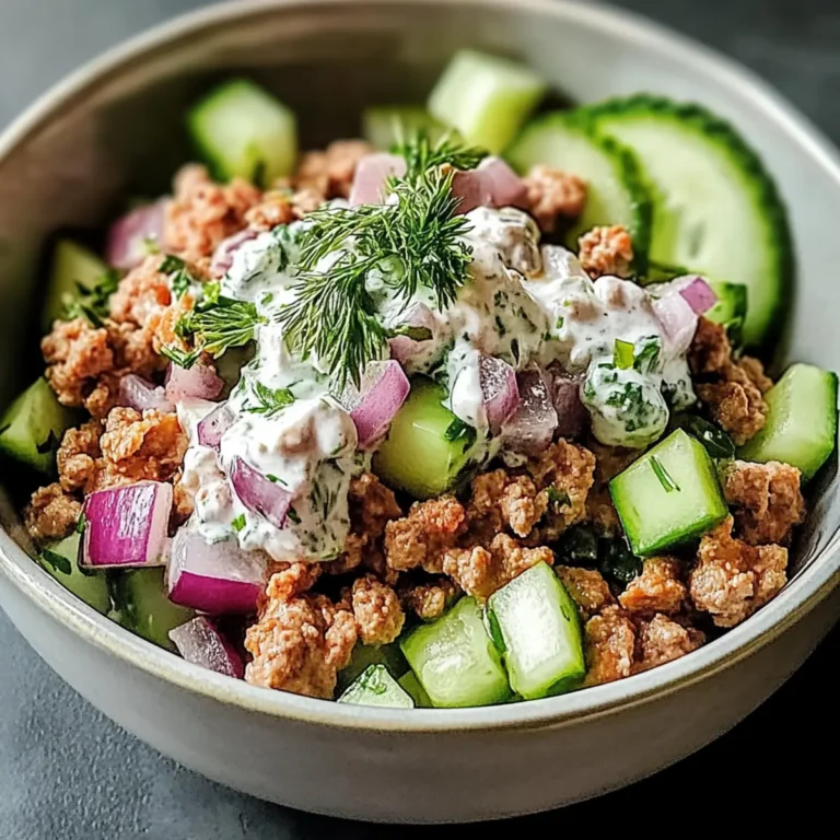 Healthy Greek Ground Chicken Bowls