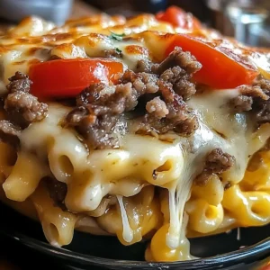 Easy High-Protein Philly Cheesesteak Mac