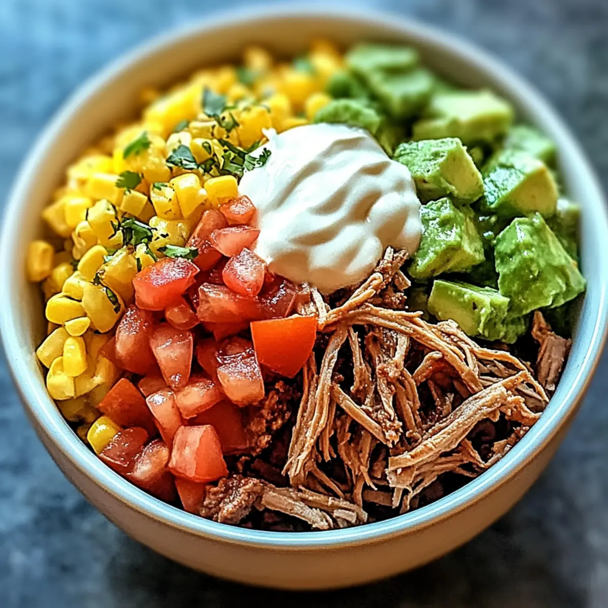 Savory Pulled Beef Burrito Bowl