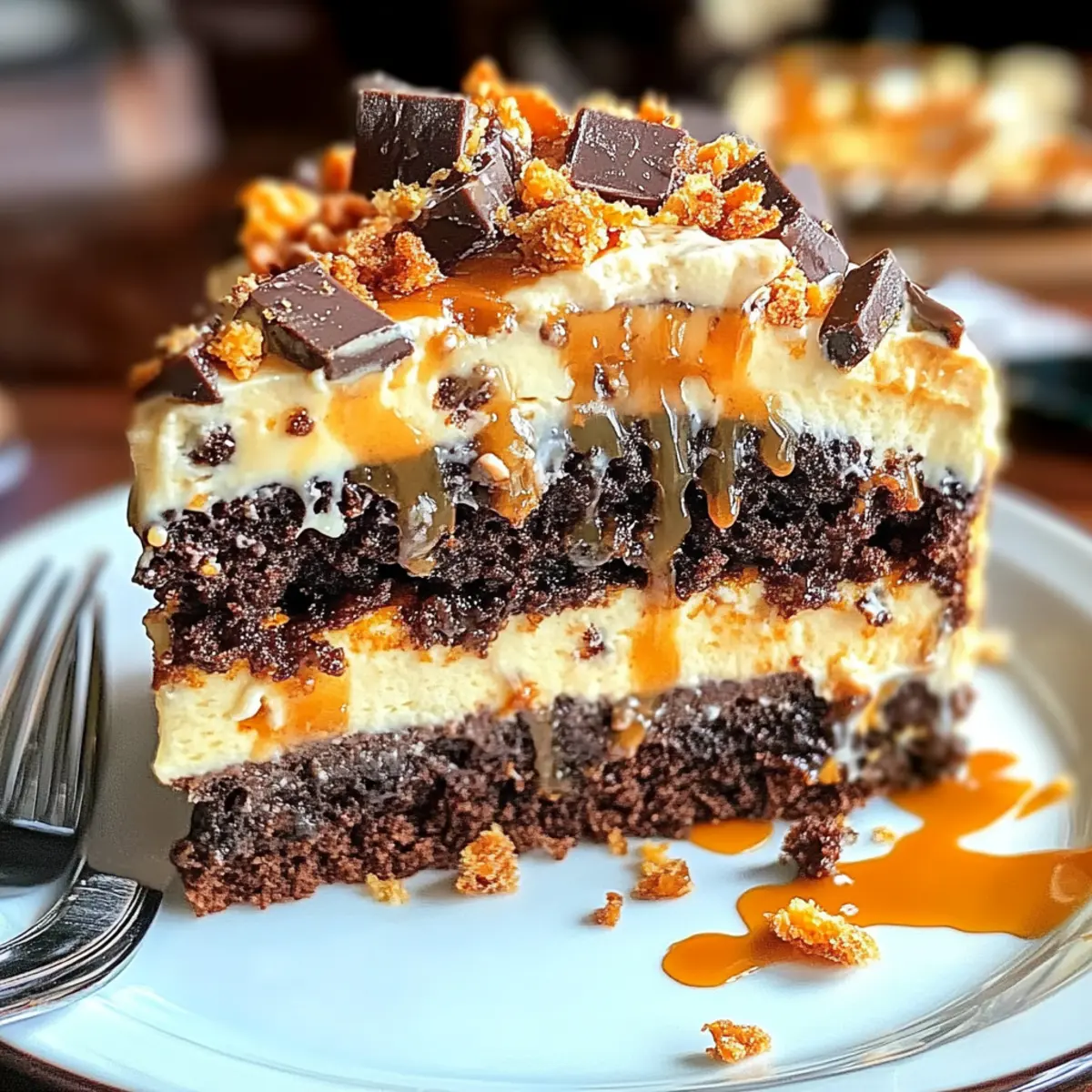 Butterfinger Bomb Cake