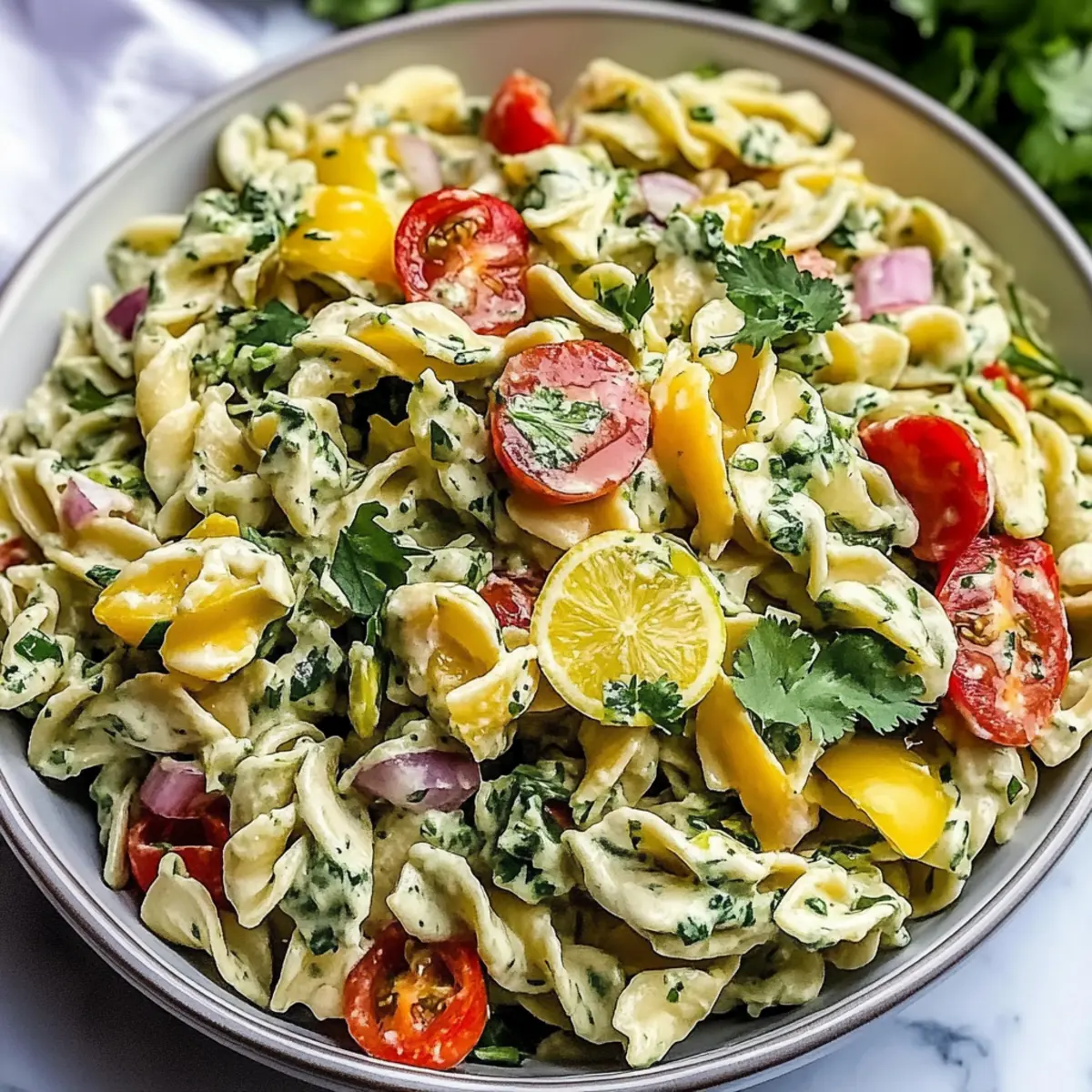 Cilantro Lime Pasta Salad