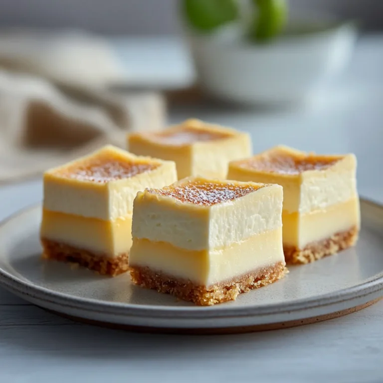 Vanilla Custard Cream Squares