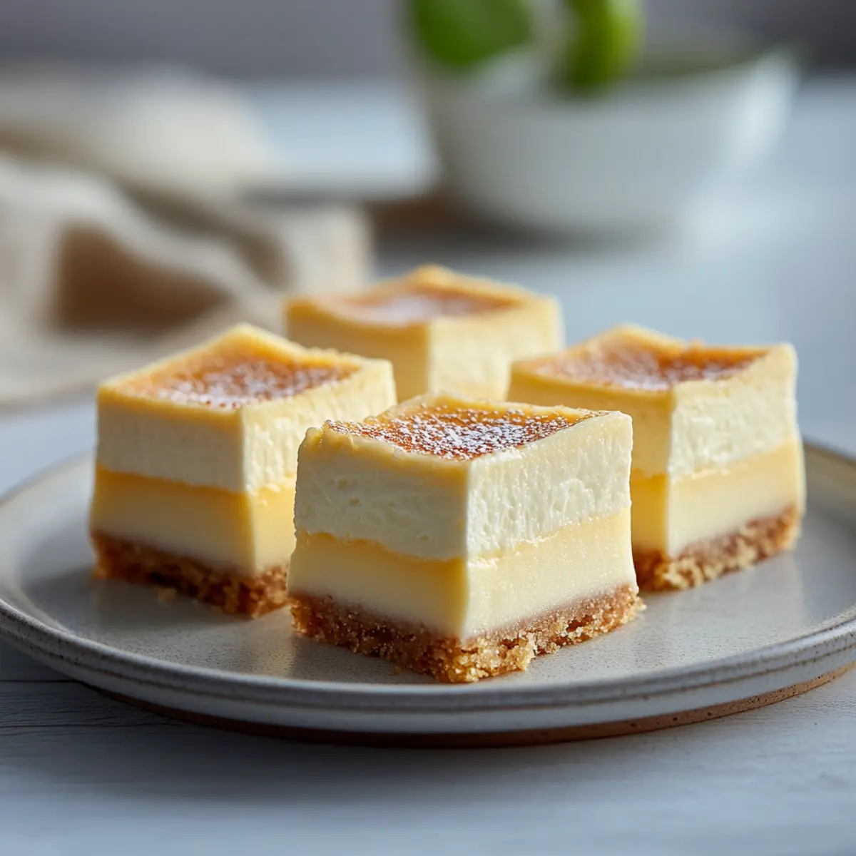 Vanilla Custard Cream Squares