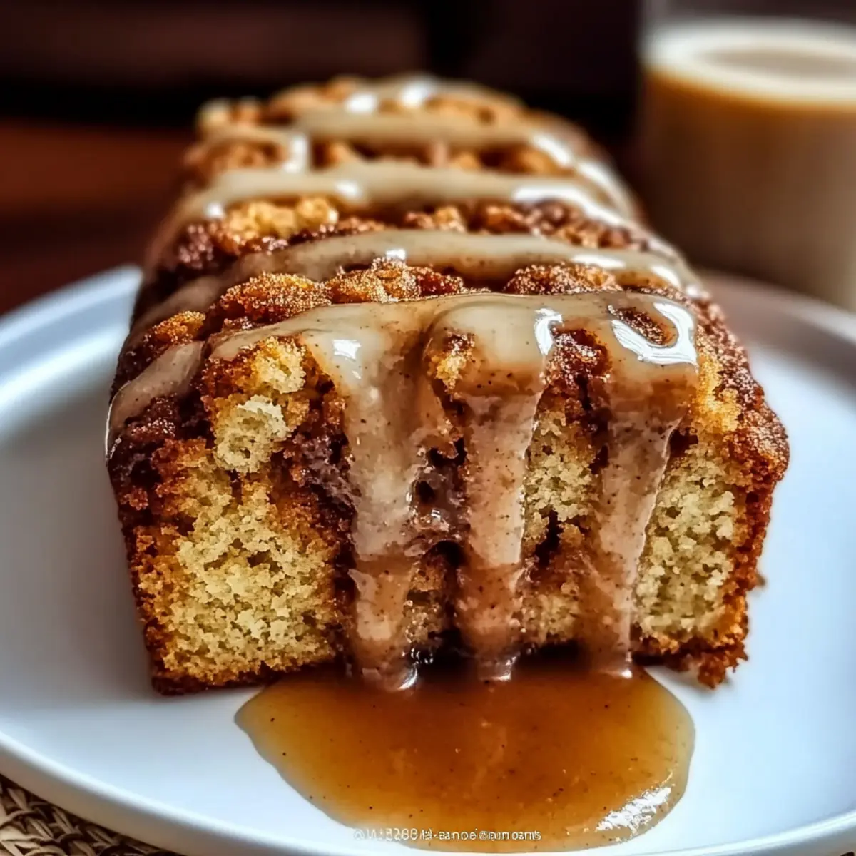 Cinnamon Roll Banana Bread