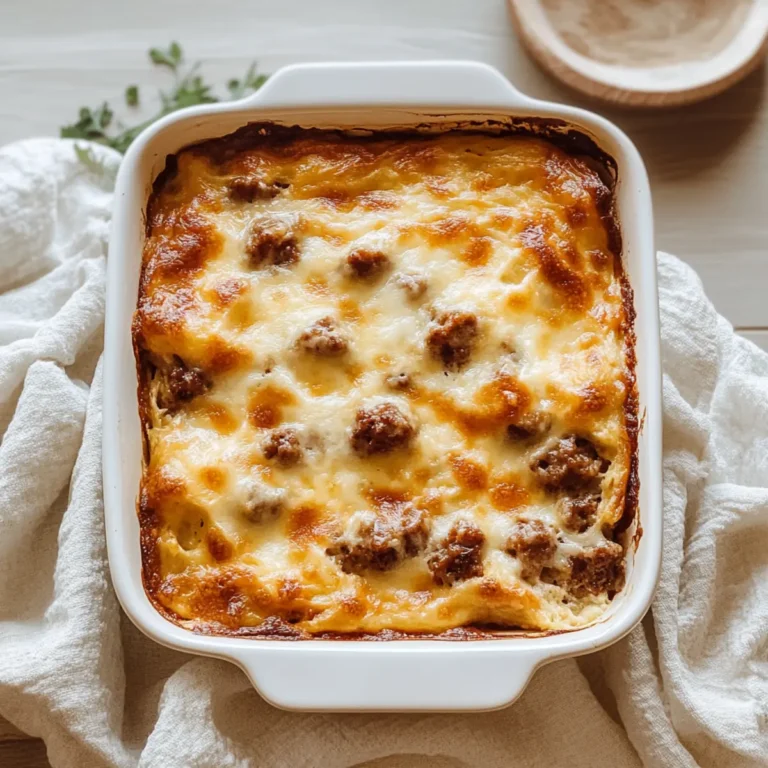 Pancake Sausage Casserole