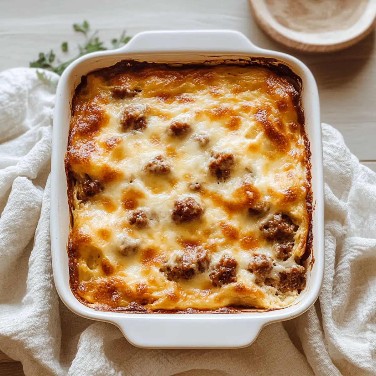 Pancake Sausage Casserole